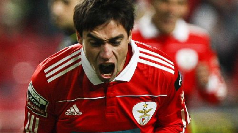 Lisabonas "Benfica" futbolists Nikolass Gaitans
Foto: AFP/Scanpix