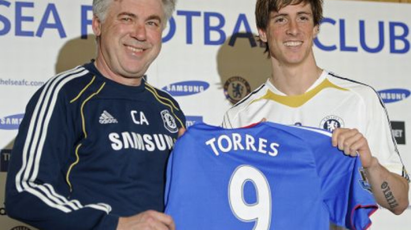 Fernando Toress "Chelsea" rindās cer izcīnīt pirmo titulu savā klubu karjerā
Foto: AFP/Scanpix