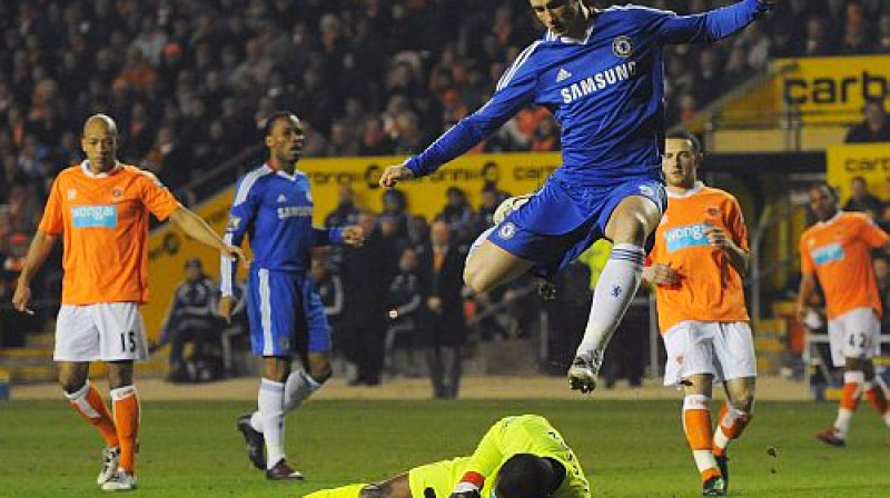 Fernando Toress joprojām nav guvis vārtus "Chelsea" sastāvā
Foto: Reuters/Scanpix