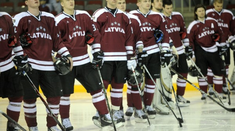 Latvijas izlase 
Foto: Romāns Kokšarovs, Sporta Avīze, f64