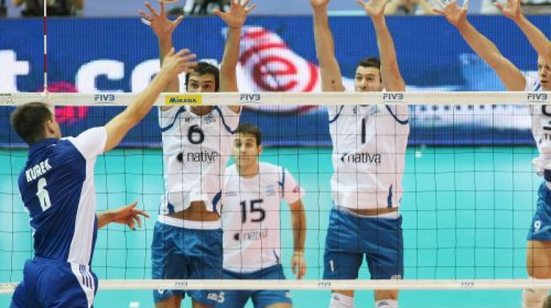 Polis Bartošs Kureks uzbrukumā bija lielisks
Foto: FIVB