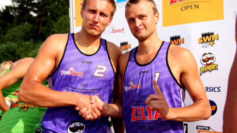 Artūrs Kiseļevs un Ingars Ivanovs starp favorītiem būs arī šajā turnīrā
Foto: beachvolley.lv