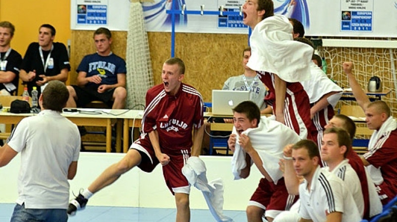 U-16 basketbolisti līksmo
Foto: FIBA Europe