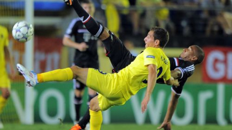 Epizode no "Villarreal" un "Bayern'' spēles
Foto: AFP/Scanpix