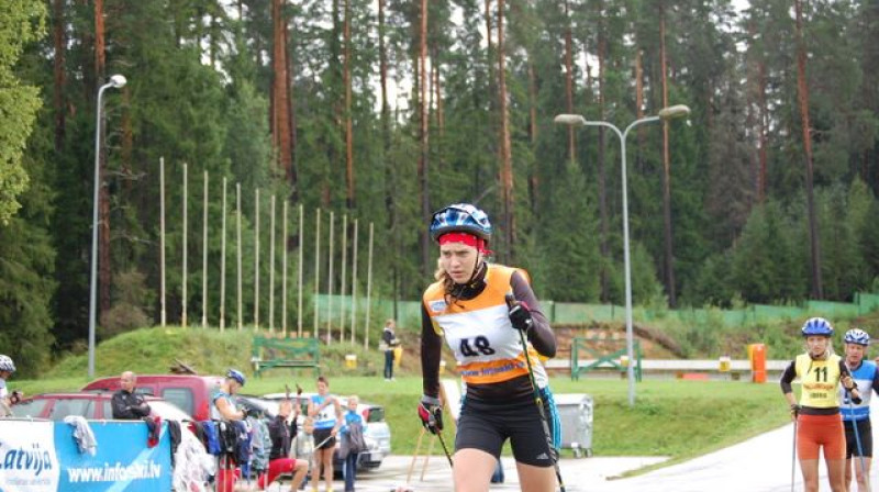 Starts visos posmos un labu vietu iegūšana ir atmaksājusies - Zane Eglīte ir uzvarējusi Baltijas kausa kopvērtējumā. Foto:I.Eglīte