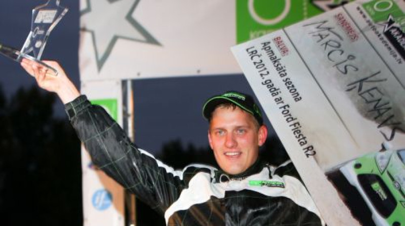 Pērnā gada Autosporta Akadēmijas uzvarētājs Mārcis Ķenavs
Foto: Aigars Tīdmanis, www.go4speed.lv