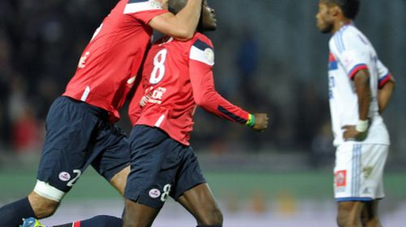 "Lille" atzīmē pirmo vārtu guvumu
Foto: AFP/Scanpix