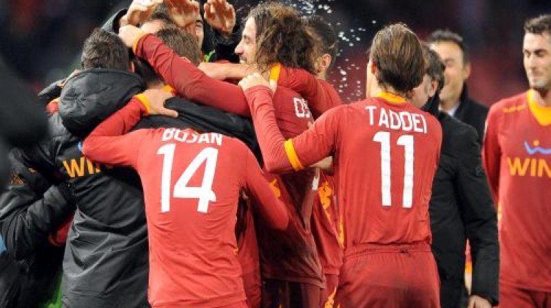 ''Roma'' futbolistu prieki
Foto: digitale/Scanpix