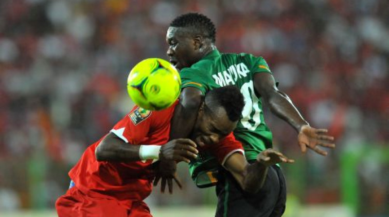 Ekvatoriālās Gvinejas un Zambijas spēles epizode
Foto: AFP/Scanpix