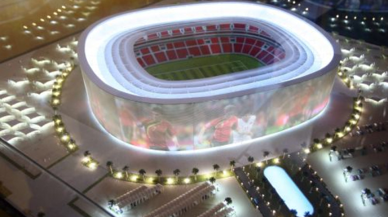 2022. gada Pasaules kausa stadiona makets
Foto: Reuters/Scanpix