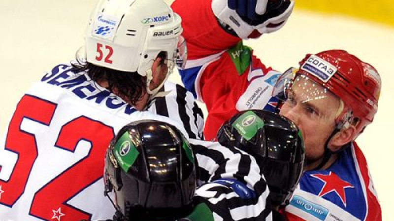 Nikolajs Proņins šodienas spēlē
Foto: cska-hockey.ru