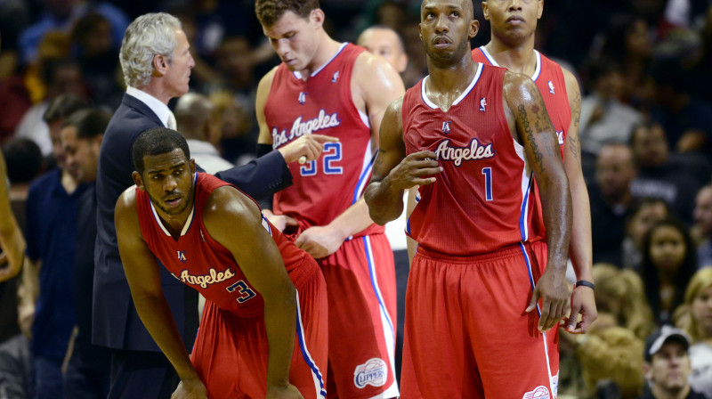 Vai gaidāmajā cīņā pārtrūks "Clippers" neveiksmju sērijā mačos, kuri aizvadīti Sanantonio?
Foto: AP/Scanpix