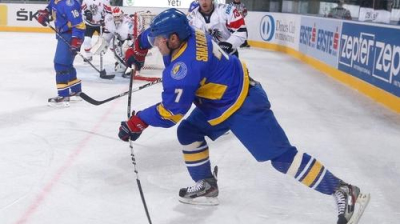 Ukraina pret Austriju pagājušajā gadā spēlēja savā starpā, bet tagad pirmie ir jau divus līmeņus zemāk...
Foto: iihf.com