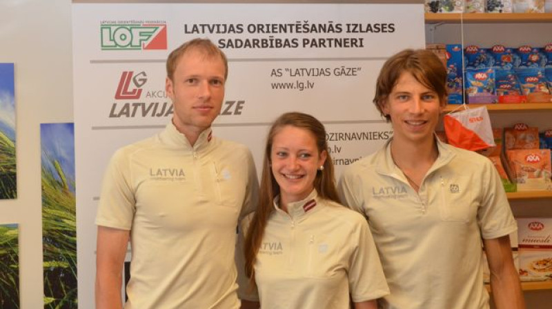 Latvijas izlase orientēšanās sportā 
Foto: LOF preses dienests
