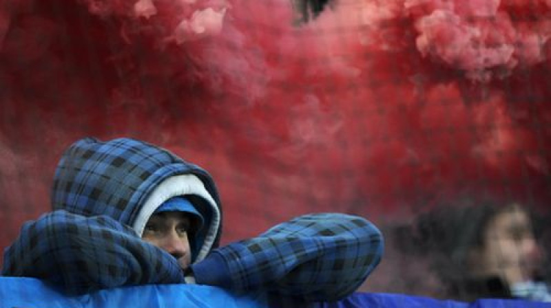 Aina no Himku stadiona tribīnēm
Foto: ITAR-TASS/Scanpix