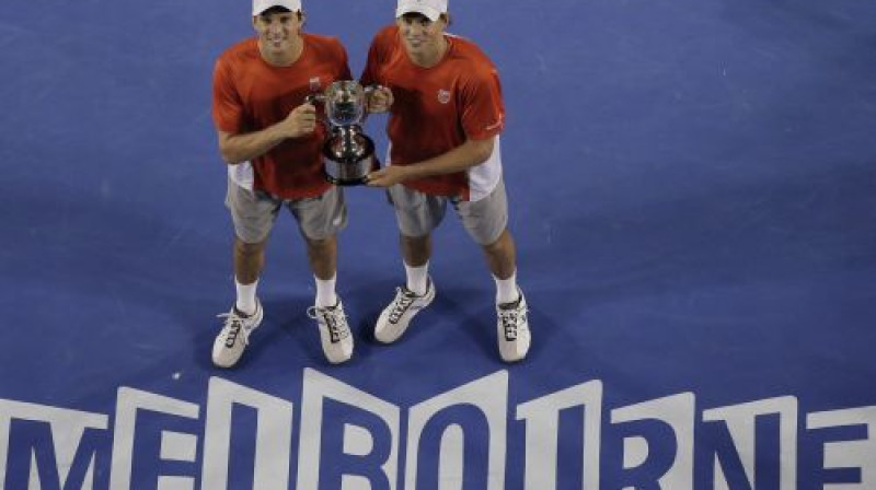 Brāļi Braieni ar 13. "Grand Slam" titulu
Foto: AFP/Scanpix