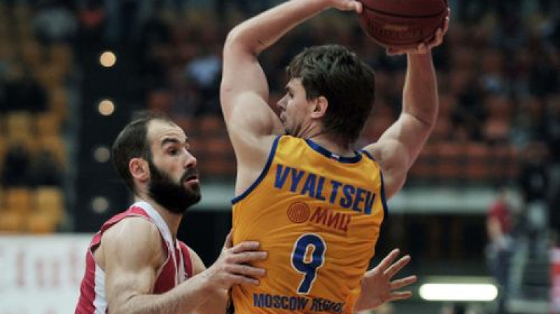 Vasilis Spanulis pret Jegoru Vjaļcevu
Foto: AFP/Scanoix