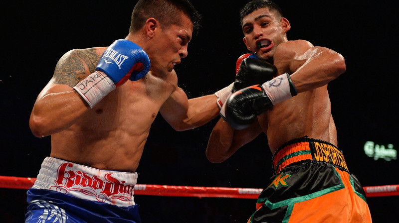 Hulio Diazs un Amirs Kāns
Foto: AFP/Scanpix