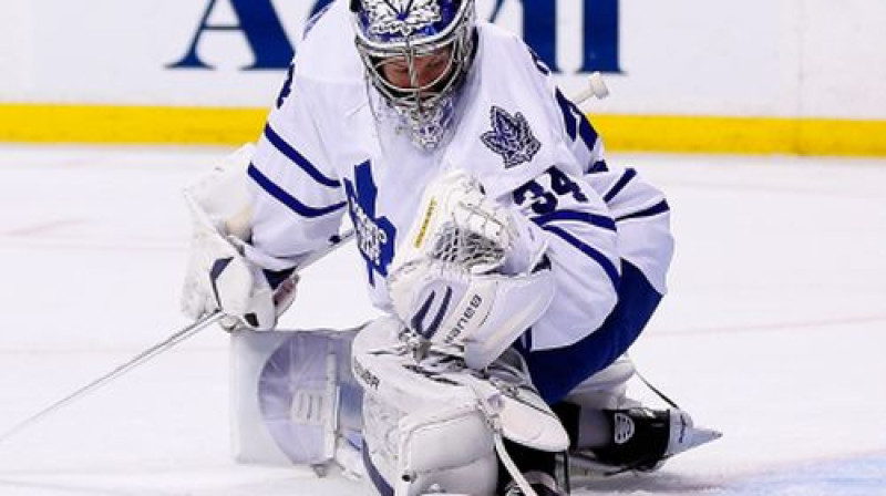 Džeimss Reimers "Maple Leafs" vārtos
Foto:AFP/Scanpix