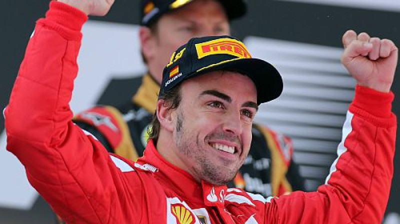 Alonso jau trešo reizi uzvarēja savās mājās Spānijā
Foto: Digitale/Scanpix