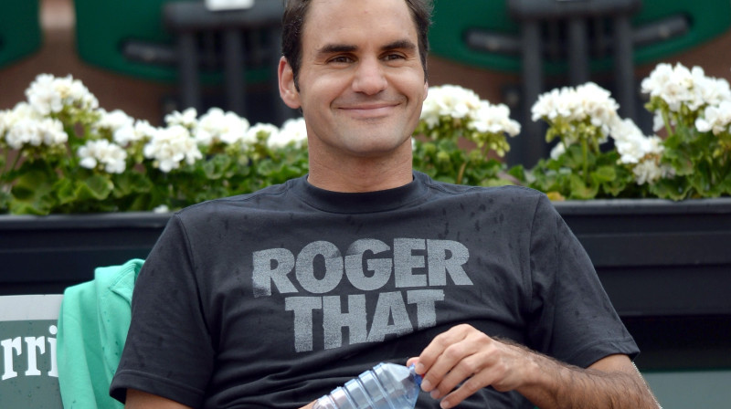 Tas patiešām ir Rodžers Federers...
Foto: AFP/Scanpix