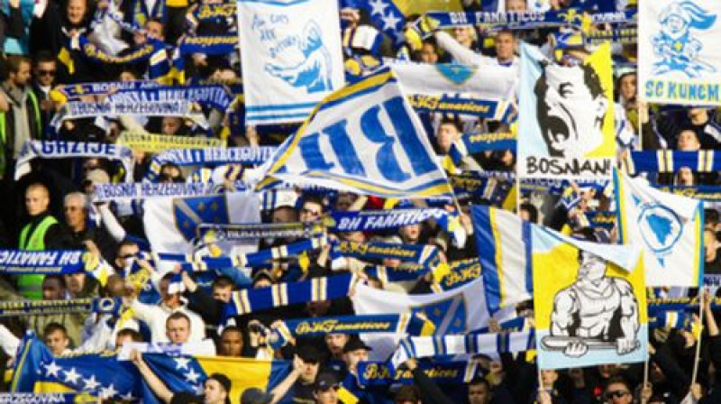 Bosnijas un Hercegovinas fani Zviedrijā
Foto: STELLA PICTURES/Scanpix