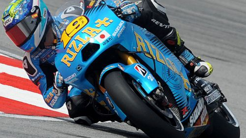 "Suzuki" pēdējo reizi MotoGP startēja 2011. gadā
Foto: AFP/Scanpix