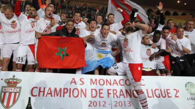 "Ligue 2" čempione "Monaco"
Foto: AFP/Scanpix