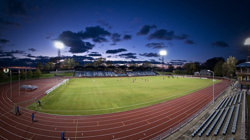 "Daugavas" stadions Liepājā. Foto: www.skliepajasmetalurgs.lv