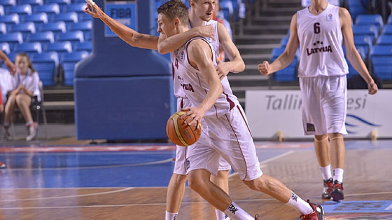 Latvijas U20 izlase pirmo reizi spēlēs Eiropas čempionāta pusfinālā.
Foto fibaeurope.com