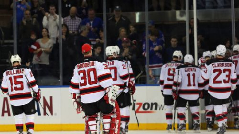 Ņūdžersijas "Devils" pagājusī sezona noslēdzās neveiksmīgi
Foto: AFP/Scanpix