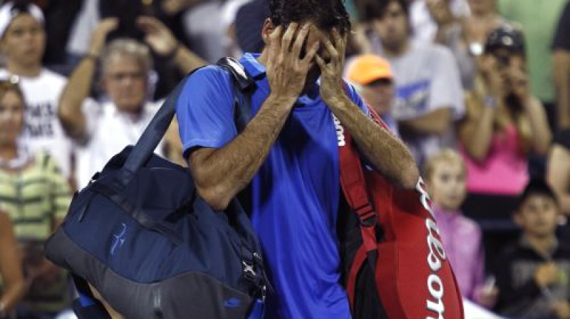 Rodžers Federers Ņujorku pamet ar kārtējo izgāšanos
Foto: Reuters/Scanpix