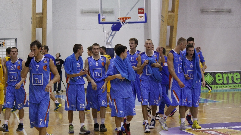 "Turības" basketbolisti
Foto: Iļja Saveļjevs, bk.turiba.lv