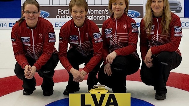 Latvijas sieviešu kērlinga izlase
Foto: curling.ca