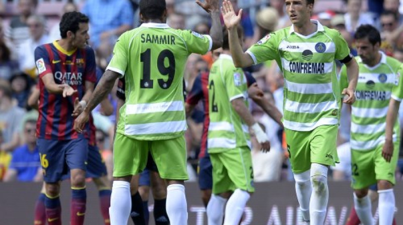 Arī "Getafe" ievainoja "Barcelona"
Foto: AFP/Scanpix