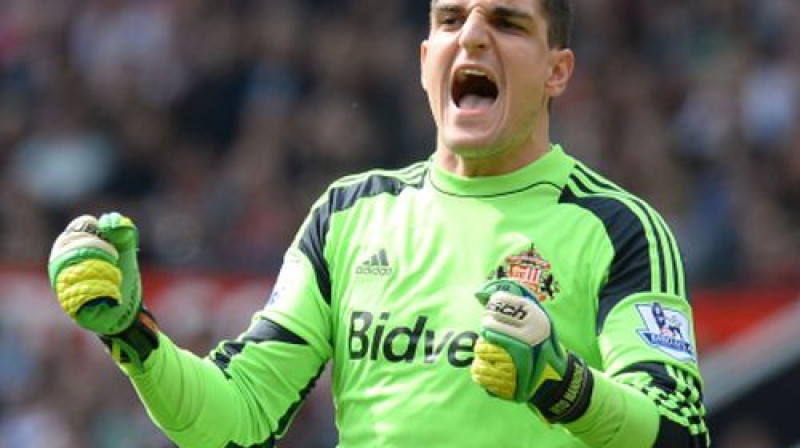 "Sunderland" vārtsargs Vito Manone 
Foto: AFP/Scanpix