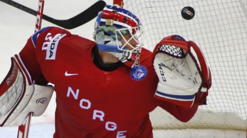 Ripa ielido Lāša Haugena sargātajos vārtos
Foto:AP/Scanpix