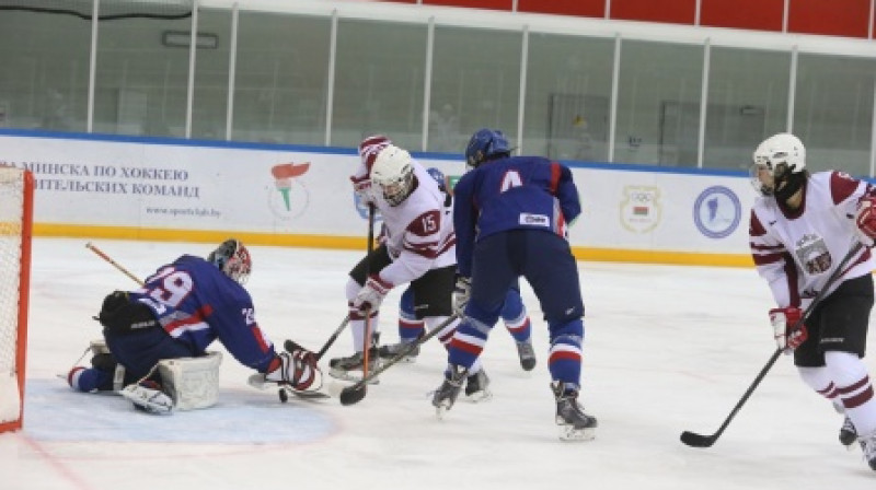 Latvijas U-17 hokeja izlase
Foto: sportclub.by
