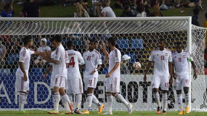 Apvienoto Arābu Emirātu futbolisti
Foto: AFP/Scanpix