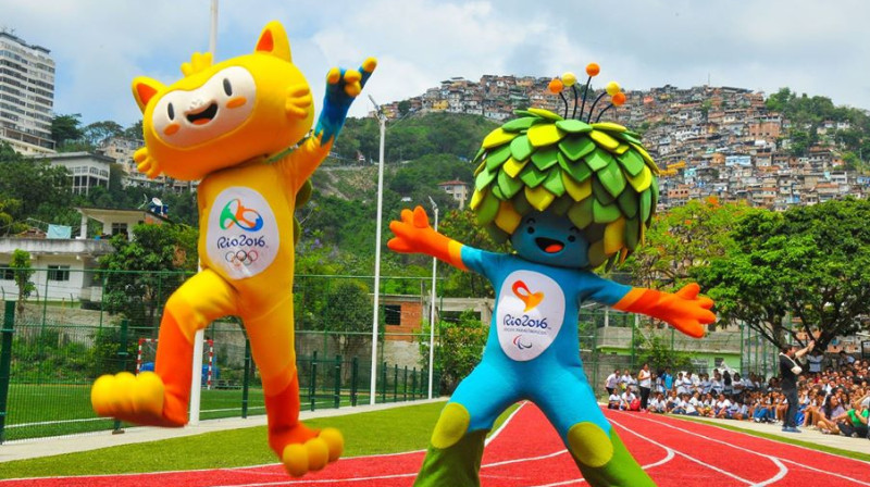 Rio olimpisko spēļu talismani
Foto: rio2016.com