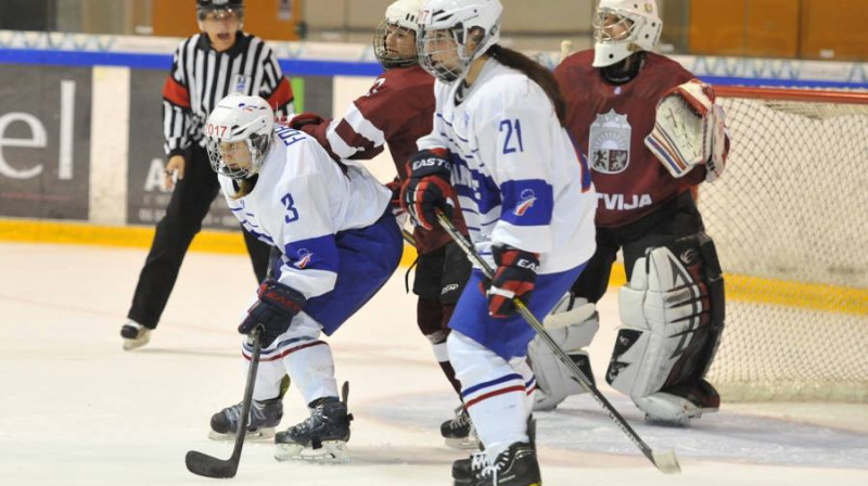 Latvijas sieviešu hokeja izlase Francijā 
Foto: hockeyfrance.com