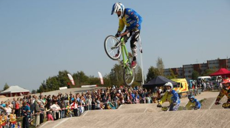 BMX sacensības atgriežas Saldū
Foto: Ervijs Rītiņš