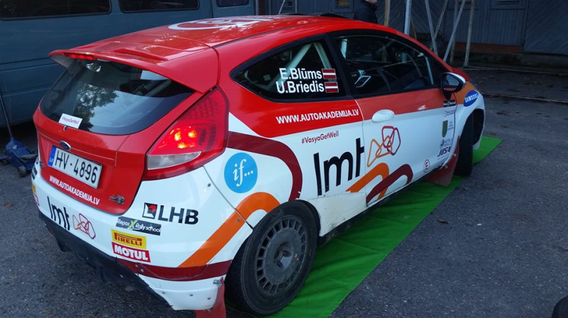 Emīls Blūma auto "Ford Fiesta R2"
Foto: LMT Autosporta Akadēmija