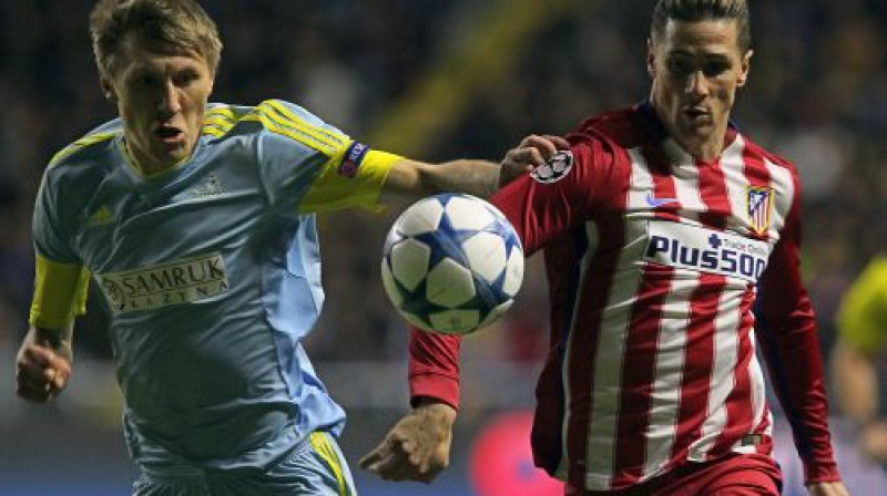 Jevgēņijs Postņikovs pret Fernando Toresu
Foto: AFP/Scanpix