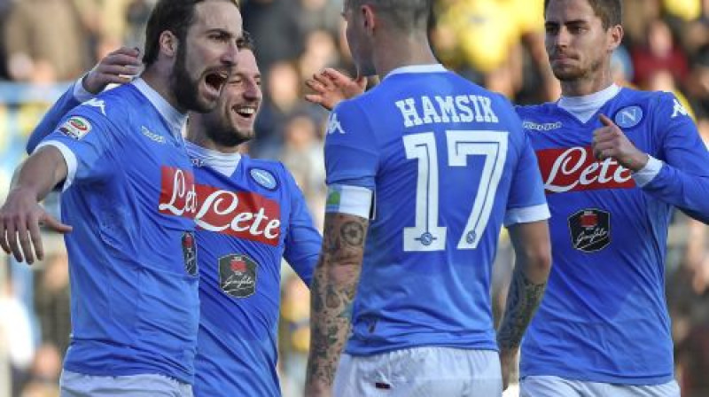 "Napoli" futbolisti
Foto: AP/Scanpix