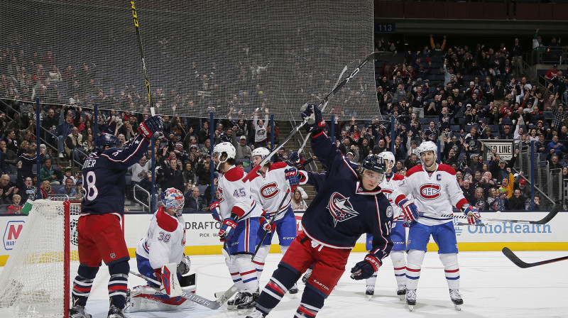 Kems Etkinsons priecājas par gūtajiem vārtiem. 
Foto: SIPA USA/Scanpix