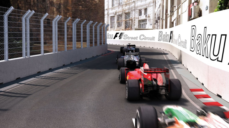 Baku F1 trases šaurākā vieta
Foto: Tilke