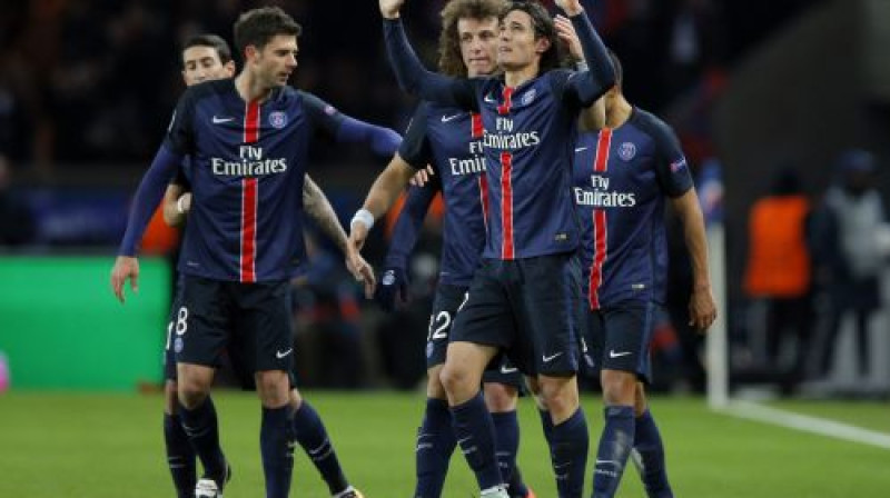 PSG atzīmē Kavani uzvaras vārtus
Foto: AP/Scanpix