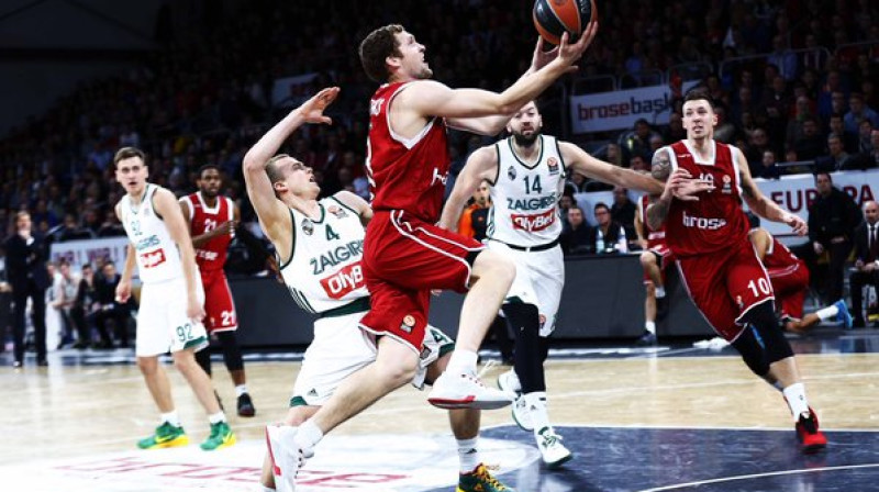 Jānis Strēlnieks: divdesmitā uzvara Vācijā pēc kārtas
Foto: Brose Baskets