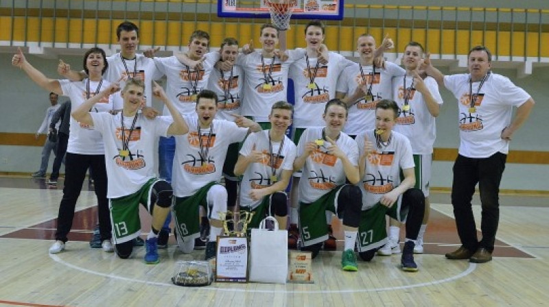 VEF LJBL čempioni U17 grupā: "Valmiera/ORDO".
Foto: Romualds Vambuts